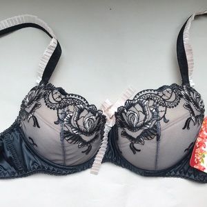 Vintage Rose Bra Push Up